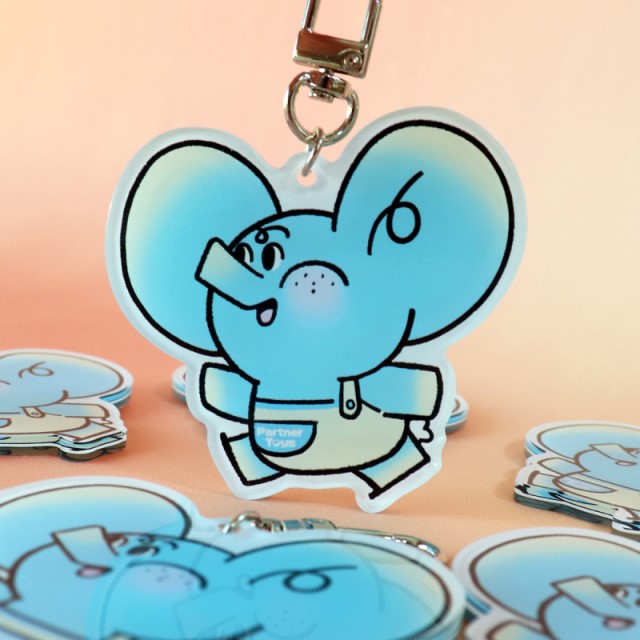 【現貨】夥伴玩具週邊商品-帕帕象吊飾