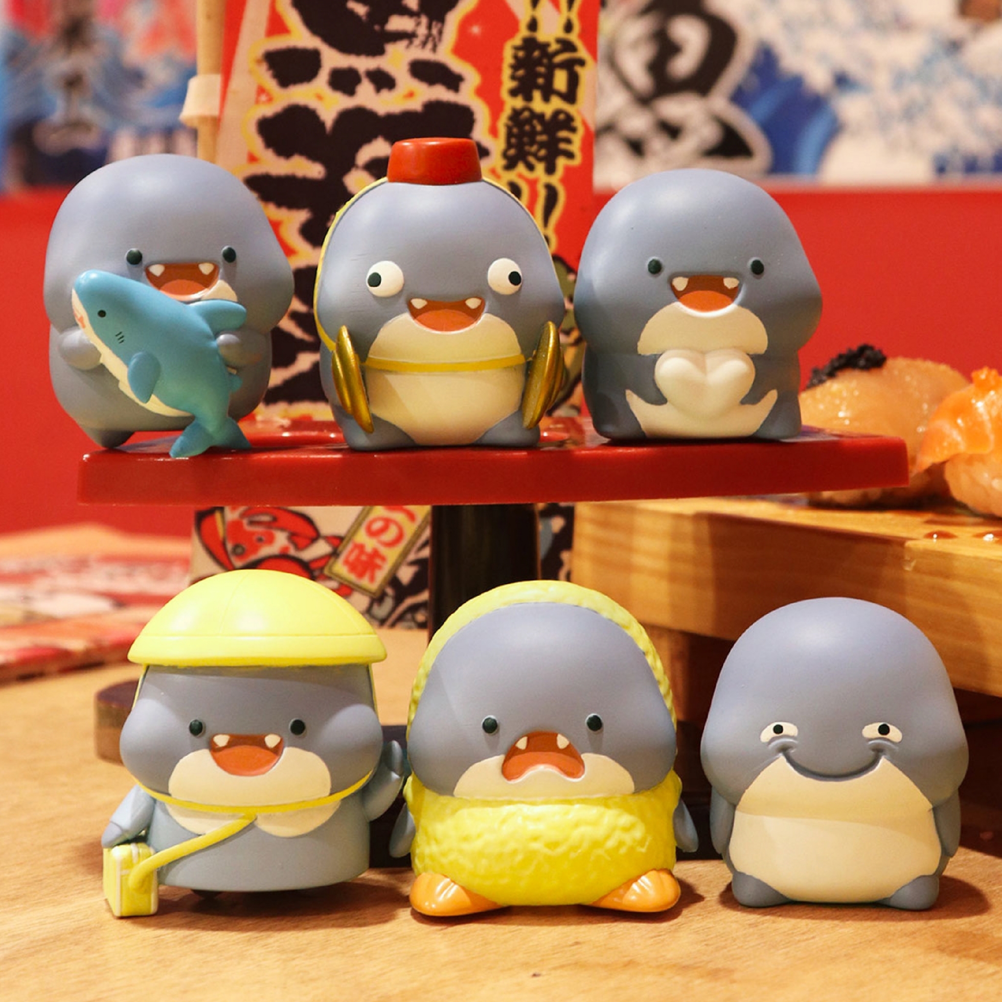 【現貨扭蛋】胖鯊魚鯊西米 共5款