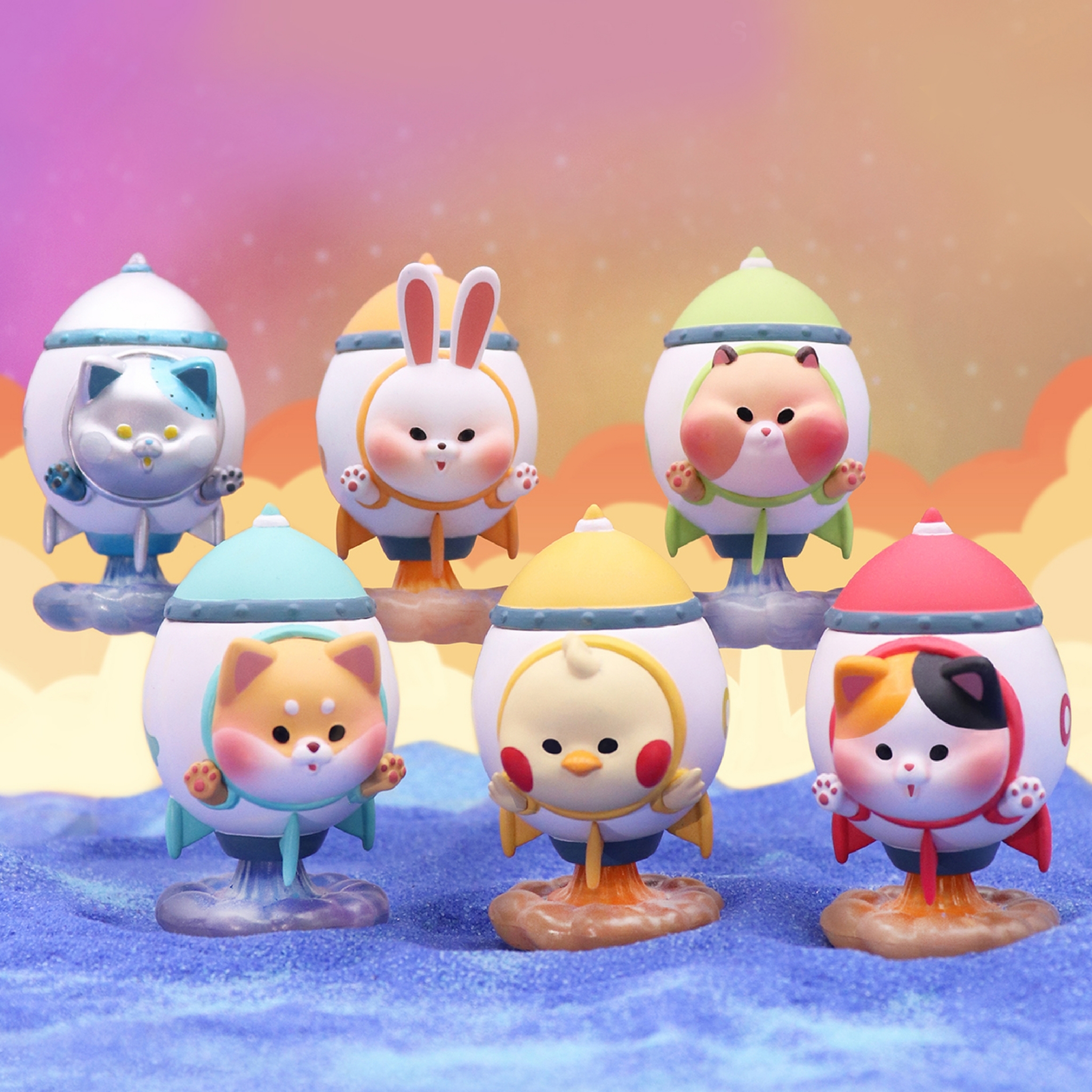 【現貨扭蛋】火箭小夥伴 共5款