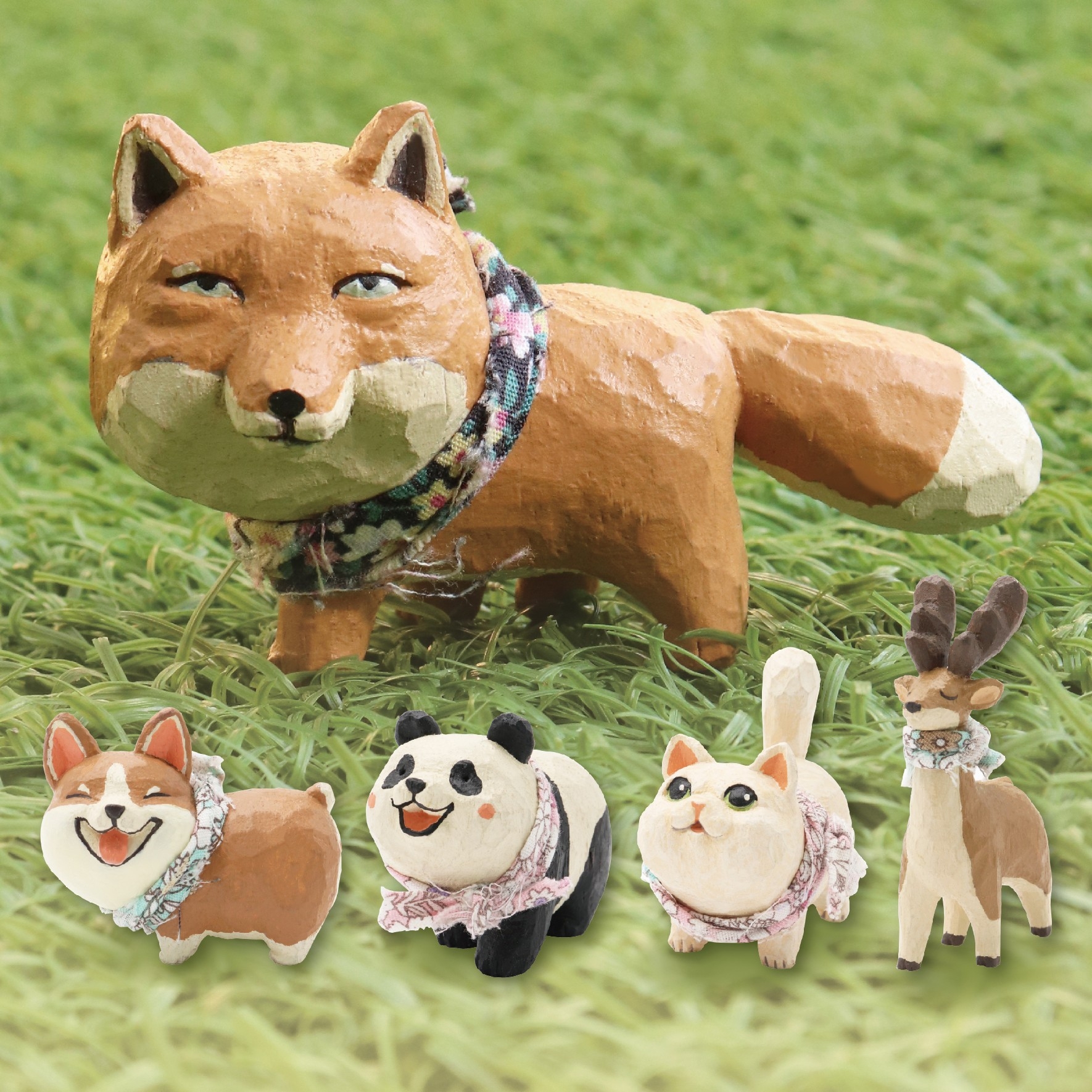 【現貨扭蛋】雕刻動物2 共5款