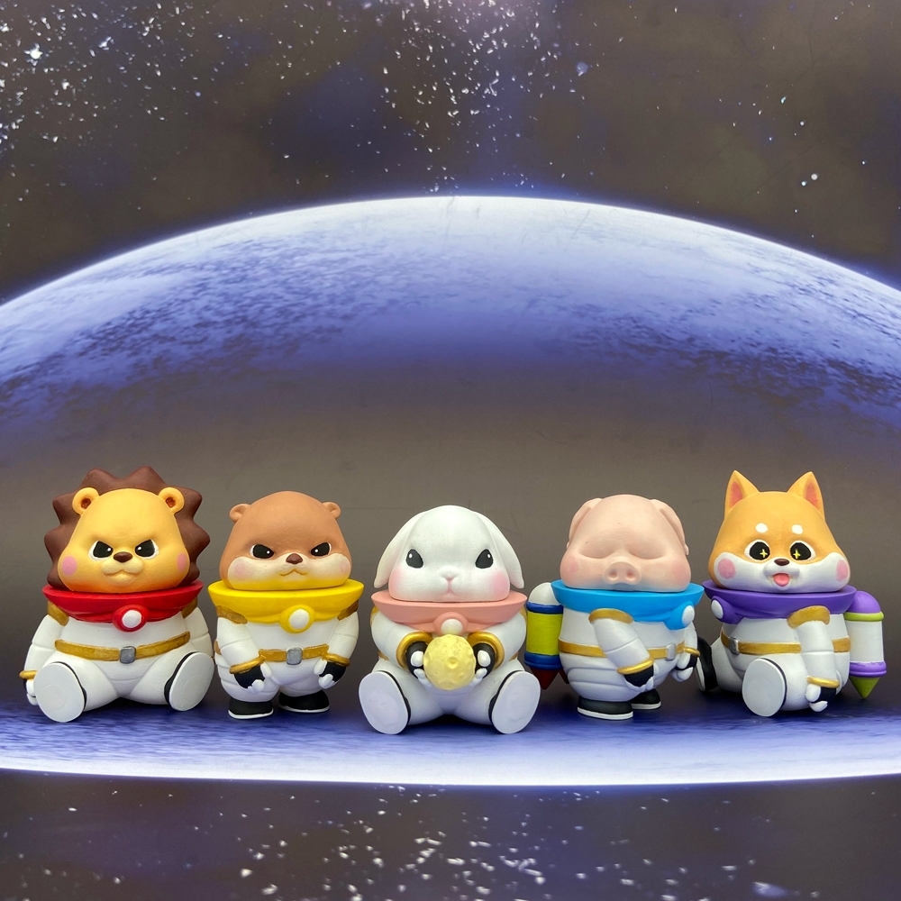 【現貨扭蛋】太空動物 共5款