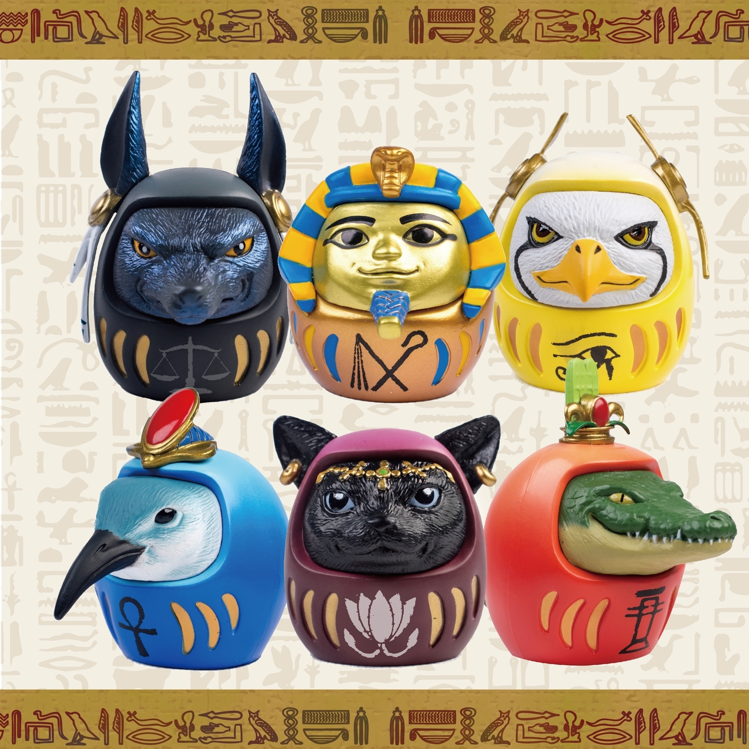 【現貨扭蛋】埃及達磨 共6款