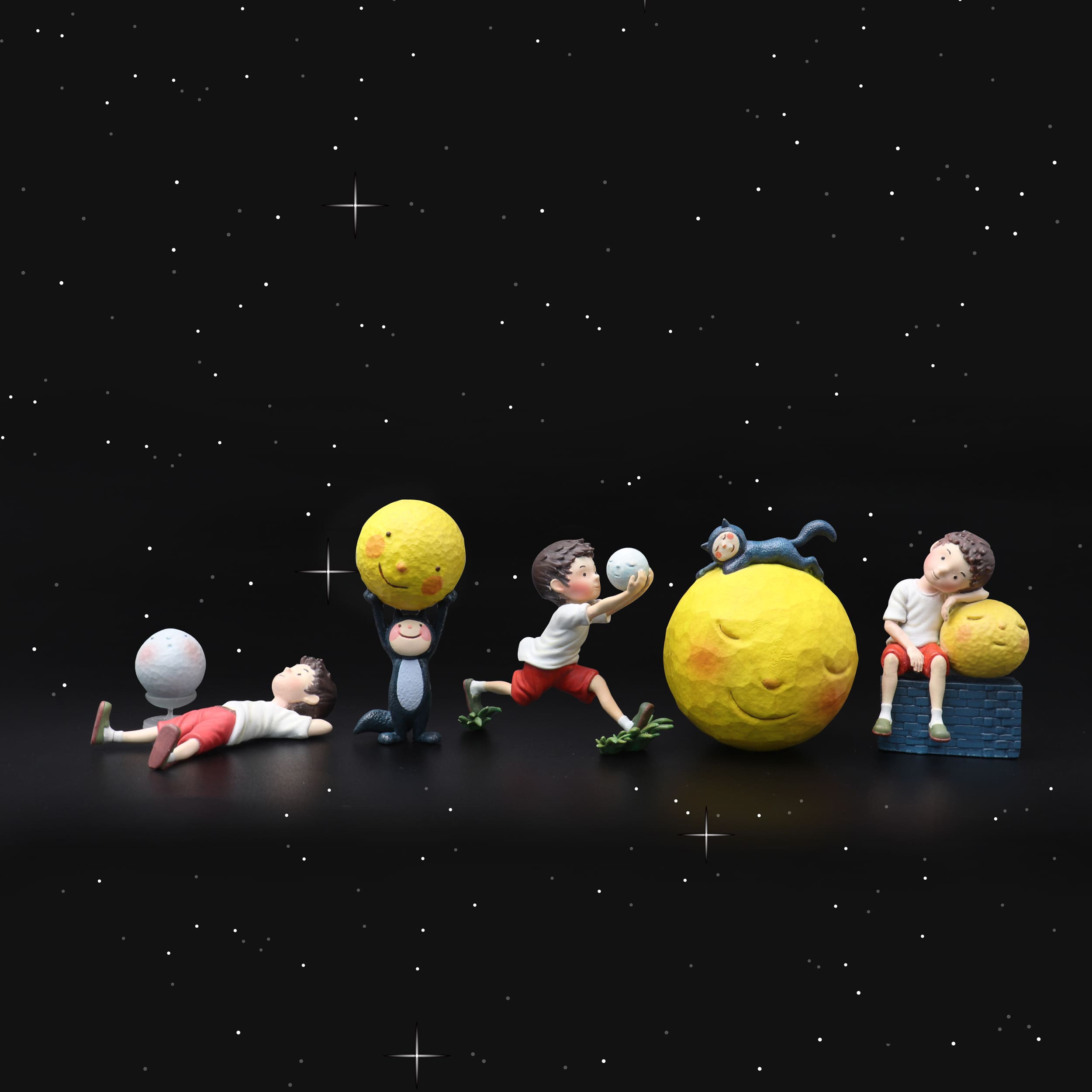 【現貨扭蛋】幾米 月亮忘記了 The Moon Forgets 共5款